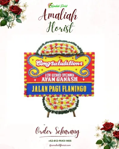 Bunga Papan Congratulation di Pabaton